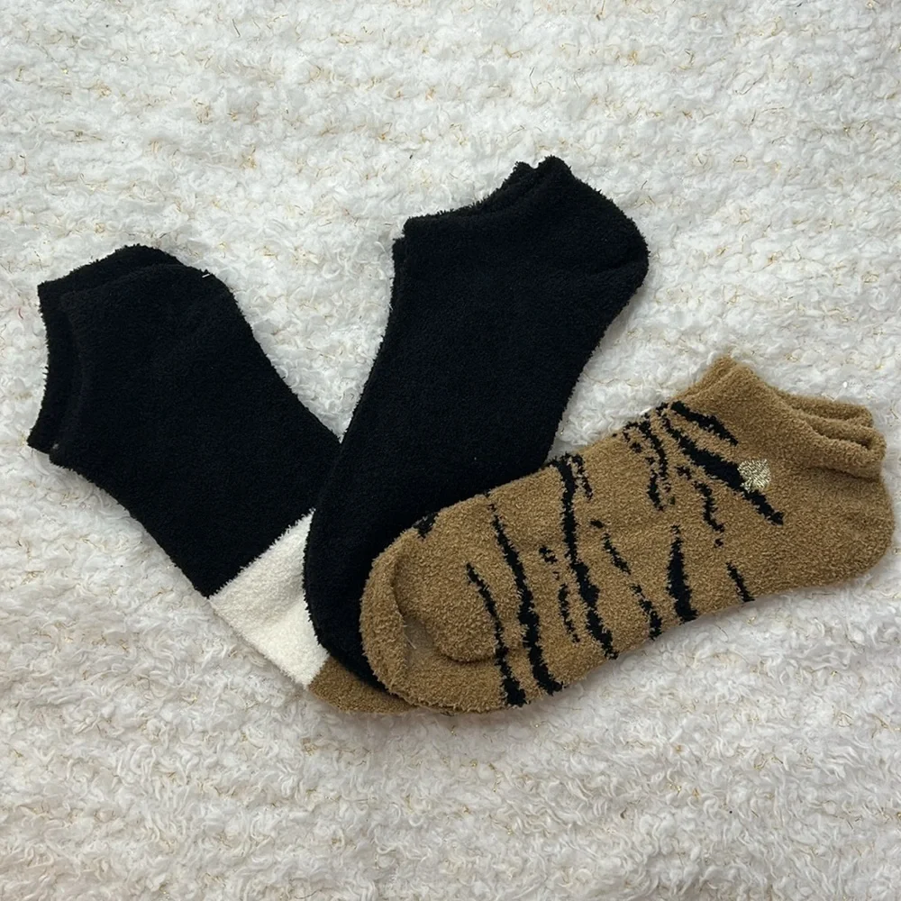 Kate Spade New York winter comfy Sock Fuzzy Ankle Slipper Socks 3 Pairs on a set